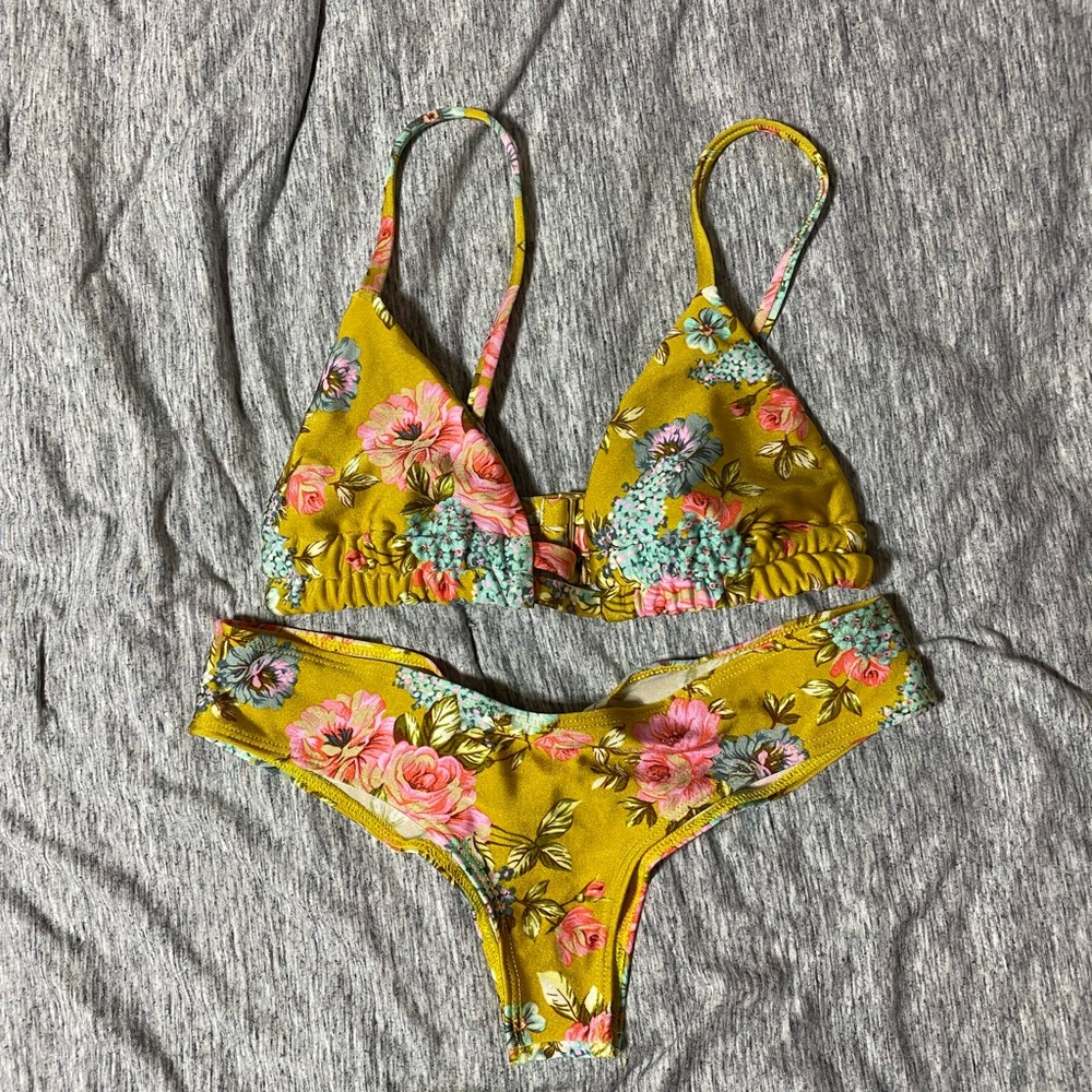 Montce Floral Yellow Bikini